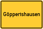 Place name sign Göppertshausen, Oberbayern