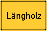 Place name sign Längholz