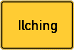 Place name sign Ilching