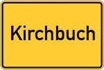 Place name sign Kirchbuch