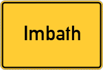 Place name sign Imbath