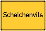 Place name sign Schelchenvils