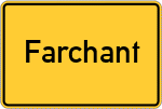 Place name sign Farchant
