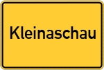 Place name sign Kleinaschau