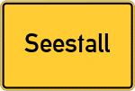 Place name sign Seestall