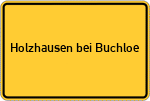 Place name sign Holzhausen bei Buchloe