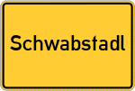 Place name sign Schwabstadl