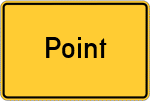 Place name sign Point