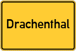 Place name sign Drachenthal