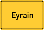 Place name sign Eyrain