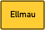Place name sign Ellmau