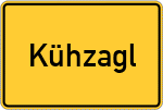 Place name sign Kühzagl