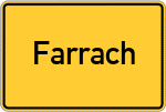Place name sign Farrach