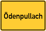 Place name sign Ödenpullach