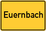 Place name sign Euernbach