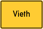 Place name sign Vieth