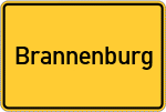 Place name sign Brannenburg