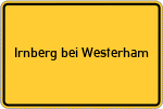 Place name sign Irnberg bei Westerham
