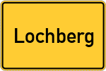 Place name sign Lochberg