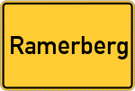 Place name sign Ramerberg
