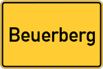 Place name sign Beuerberg