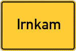 Place name sign Irnkam, Oberbayern