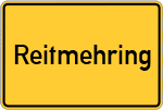 Place name sign Reitmehring, Stadt Wasserburg am Inn