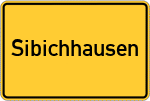 Place name sign Sibichhausen, Starnberger See