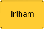 Place name sign Irlham