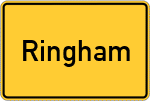 Place name sign Ringham