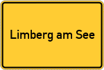 Place name sign Limberg am See