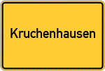 Place name sign Kruchenhausen