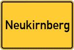 Place name sign Neukirnberg
