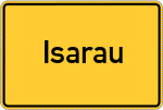 Place name sign Isarau