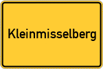 Place name sign Kleinmisselberg, Niederbayern