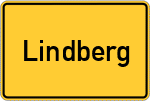 Place name sign Lindberg