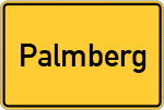 Place name sign Palmberg