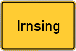 Place name sign Irnsing