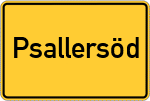 Place name sign Psallersöd