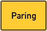 Place name sign Paring