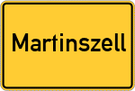 Place name sign Martinszell