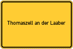 Place name sign Thomaszell an der Laaber