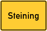 Place name sign Steining