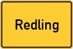 Place name sign Redling