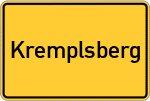 Place name sign Kremplsberg