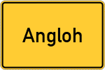 Place name sign Angloh