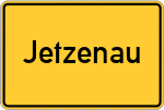 Place name sign Jetzenau