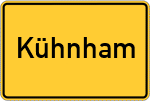 Place name sign Kühnham
