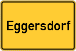 Place name sign Eggersdorf