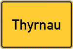 Place name sign Thyrnau
